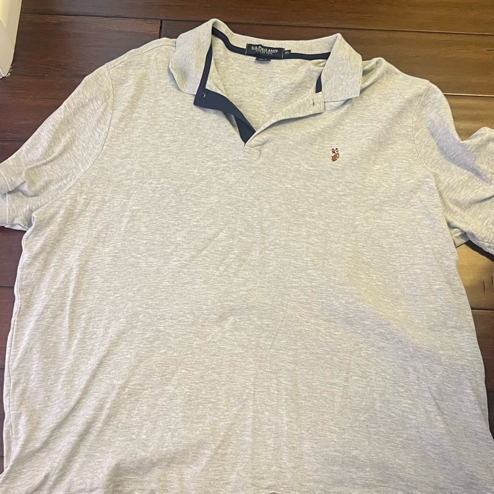 U.S. Polo Assn. Light Gray Polo Shirt